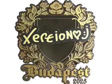 Sticker | xertioN (Gold) | Budapest 2025