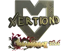 Sticker | xertioN (Gold) | Shanghai 2024