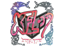 Sticker | xfl0ud (Holo) | Austin 2025