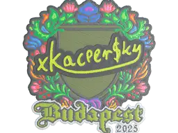 Sticker | xKacpersky (Embroidered) | Budapest 2025