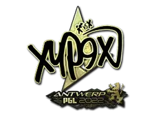 Sticker | Xyp9x (Gold) | Antwerp 2022