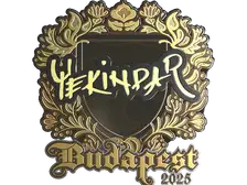 Sticker | YEKINDAR (Gold) | Budapest 2025