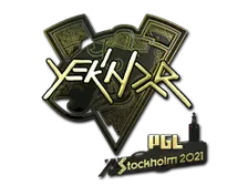 Sticker | YEKINDAR (Gold) | Stockholm 2021