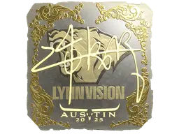Sticker | z4KR (Gold) | Austin 2025