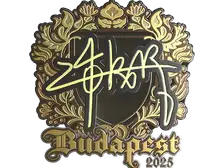 Sticker | z4KR (Gold) | Budapest 2025