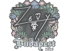 Sticker | zevy | Budapest 2025