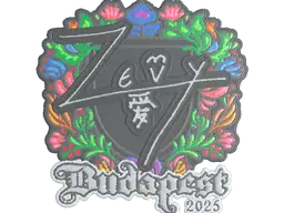 Sticker | zevy (Embroidered) | Budapest 2025