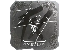 Sticker | zevy (Foil) | Austin 2025