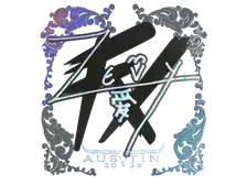 Sticker | zevy (Holo) | Austin 2025