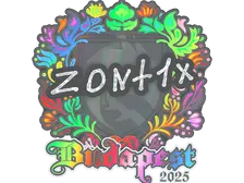 Sticker | zont1x (Holo) | Budapest 2025