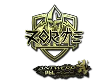 Sticker | zorte (Gold) | Antwerp 2022