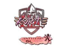 Sticker | zorte (Holo) | Antwerp 2022