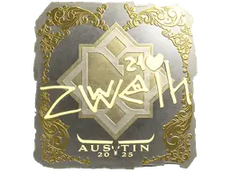 Sticker | zweih (Gold) | Austin 2025