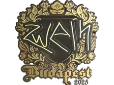 Sticker | zweih (Gold) | Budapest 2025