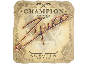 Sticker | ZywOo (Champion) | Austin 2025