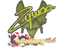 Sticker | ZywOo (Glitter) | Shanghai 2024