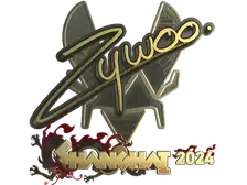 Sticker | ZywOo (Gold) | Shanghai 2024