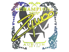 Sticker | ZywOo (Holo, Champion) | Austin 2025