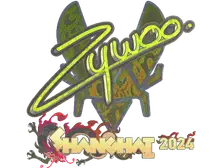 Sticker | ZywOo (Holo) | Shanghai 2024